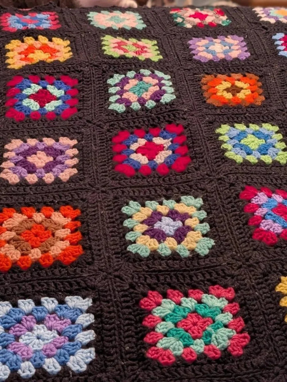 Handmade Granny Square Blanket